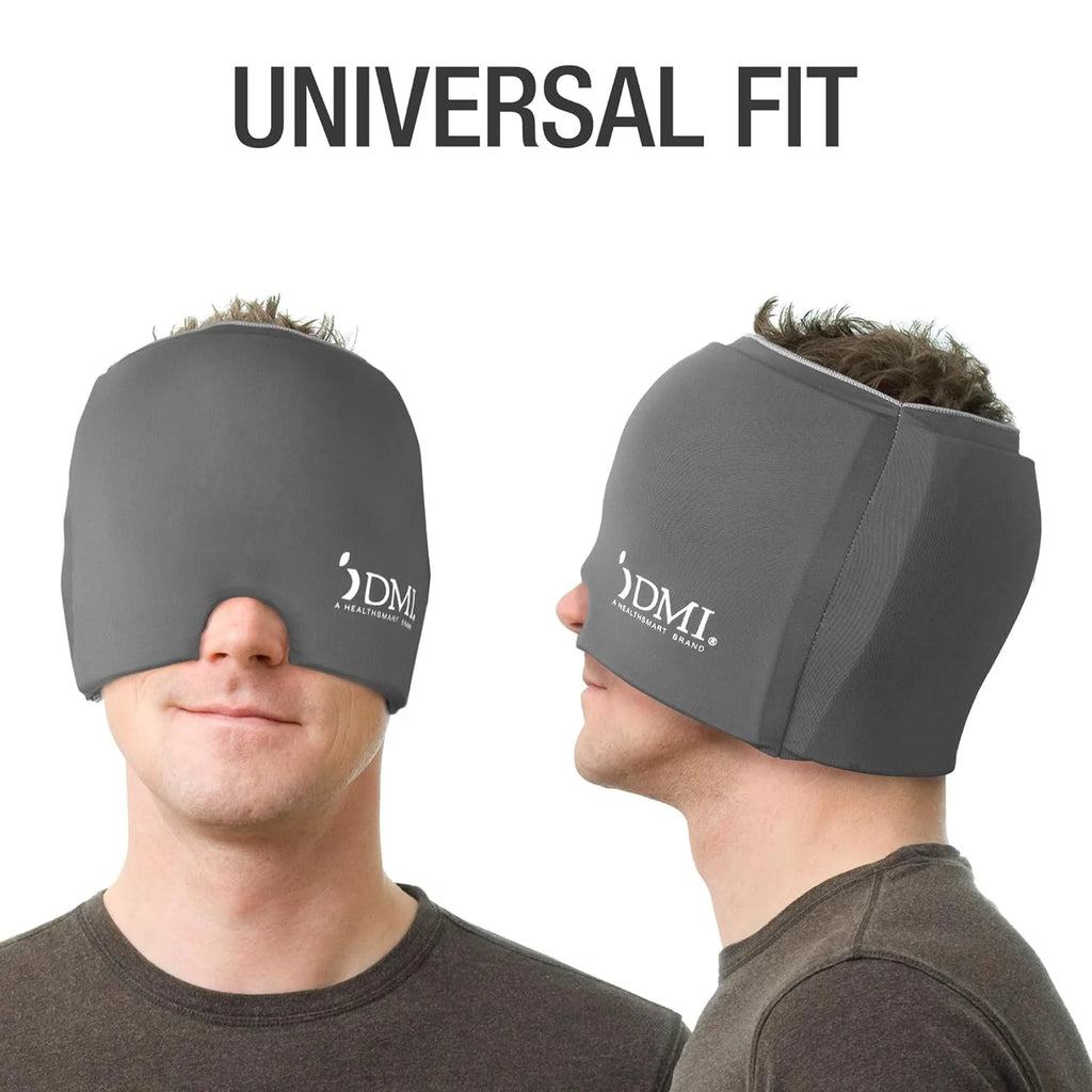 Ultra Migraine Relief Cap | Natural Headache Relief | HSA & FSA Eligible | Migraine Mask and Headache Relief Hat | Gel Eye Mask | Ice Face Mask and Cold Cap for Migraines | Headache Ice Pack