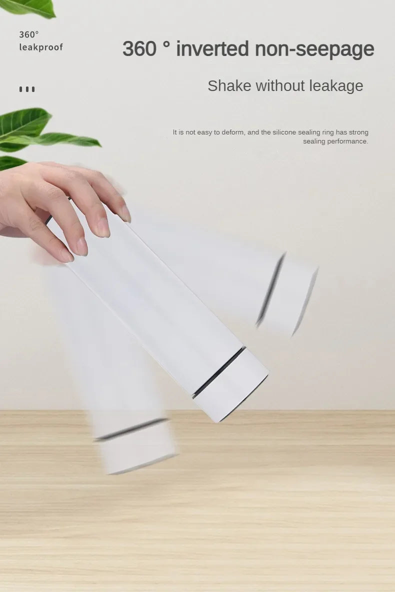 Stainless Steel Thermos Bottle with Digital Temperature Display