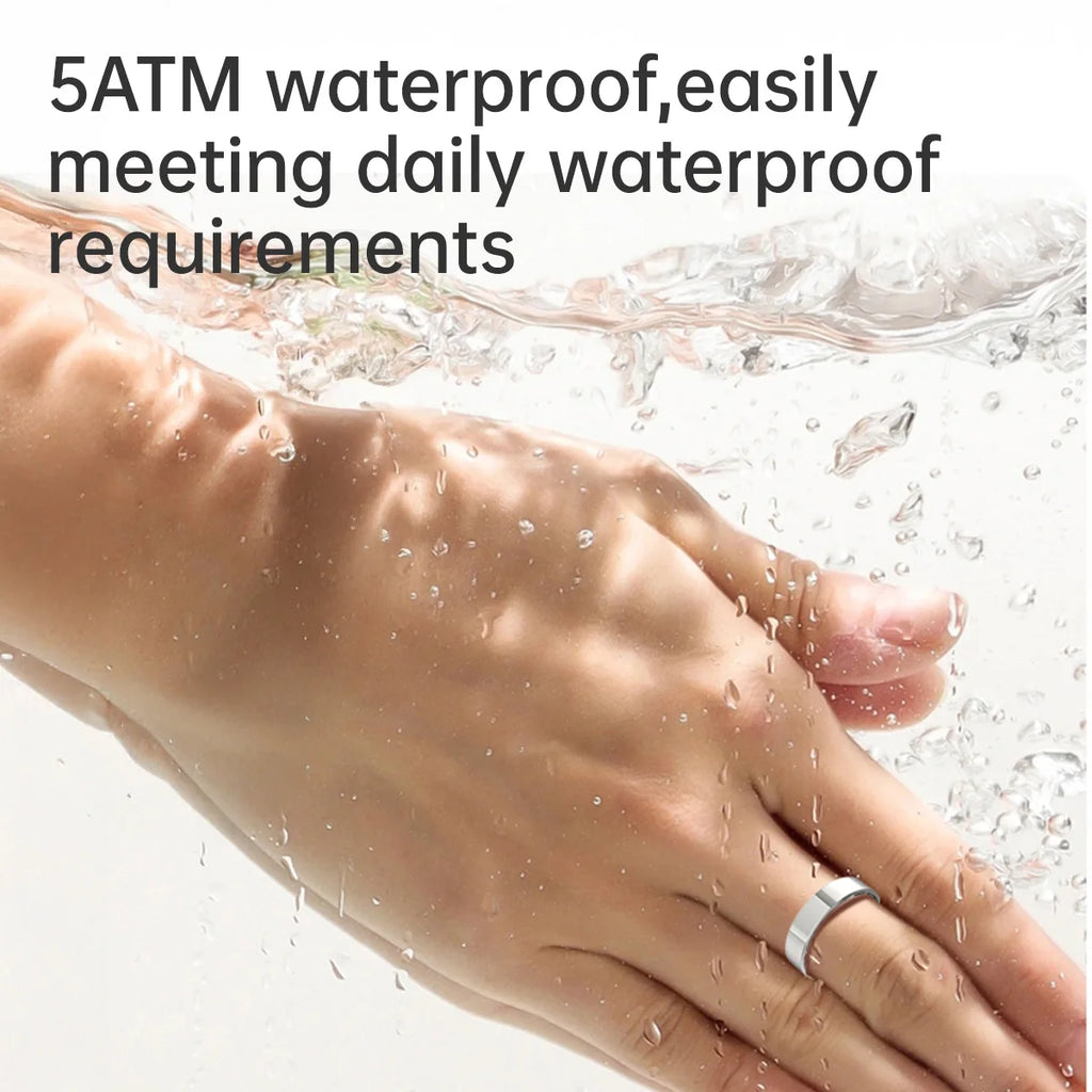 2025 Smart Ring Bluetooth Call Heart Rate Blood Pressure Monitor 5ATM Waterproof Health Ring Men Women for Xiaomi Gift