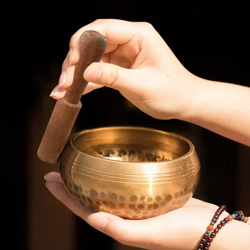 Tibetan Handmade Brass Singing Bowl
