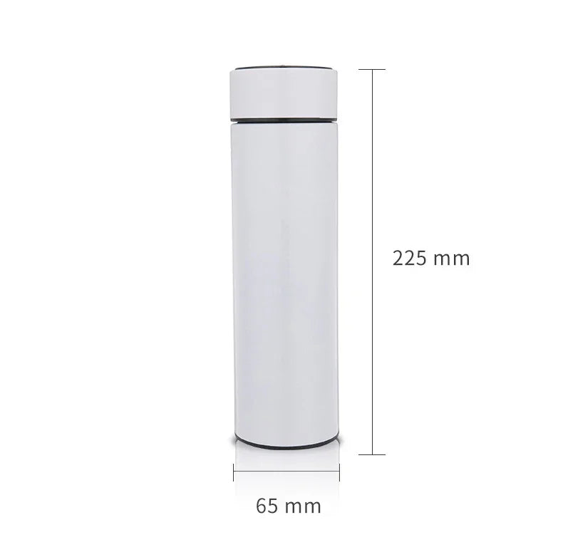 Stainless Steel Thermos Bottle with Digital Temperature Display