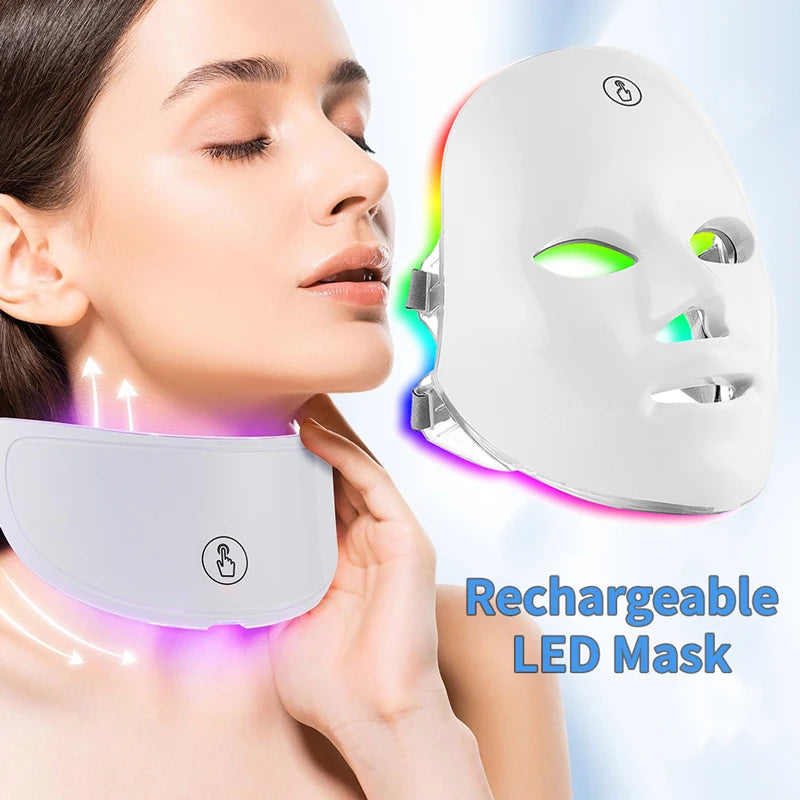 LED Face and Neck Mask